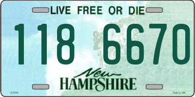 NH license plate 1186670