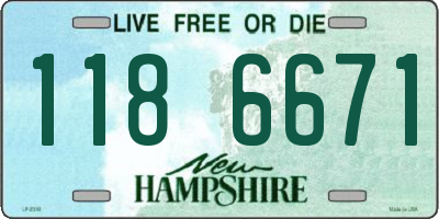 NH license plate 1186671