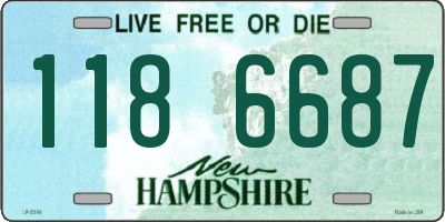 NH license plate 1186687