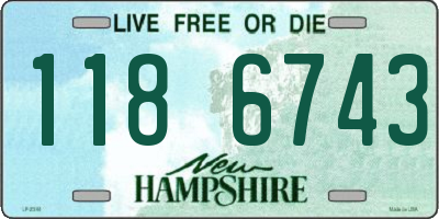 NH license plate 1186743