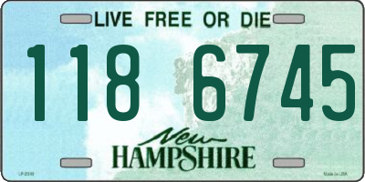NH license plate 1186745