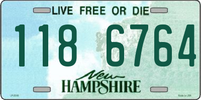 NH license plate 1186764