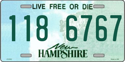 NH license plate 1186767
