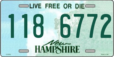 NH license plate 1186772