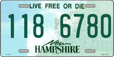 NH license plate 1186780