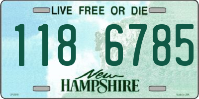 NH license plate 1186785
