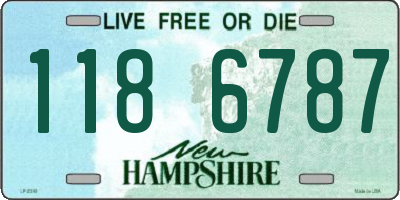NH license plate 1186787