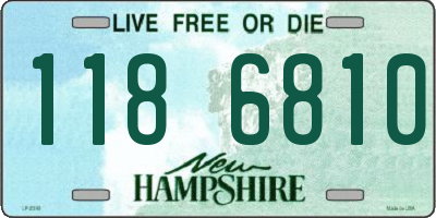 NH license plate 1186810