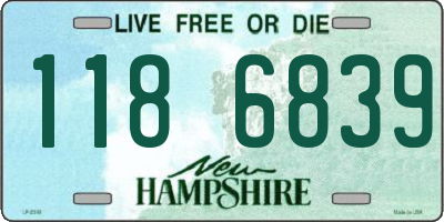 NH license plate 1186839