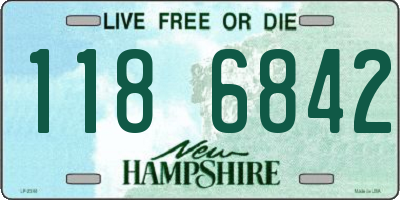 NH license plate 1186842