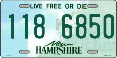 NH license plate 1186850