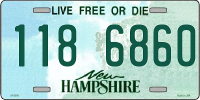 NH license plate 1186860