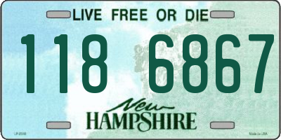 NH license plate 1186867