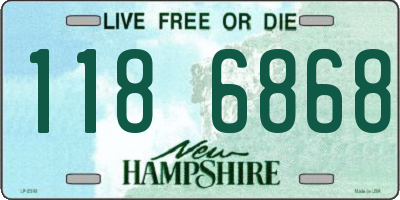 NH license plate 1186868