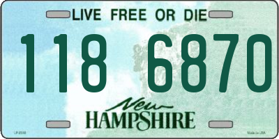 NH license plate 1186870