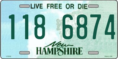 NH license plate 1186874