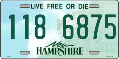 NH license plate 1186875