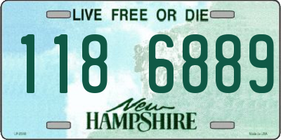NH license plate 1186889