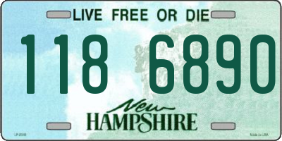 NH license plate 1186890