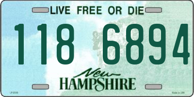 NH license plate 1186894