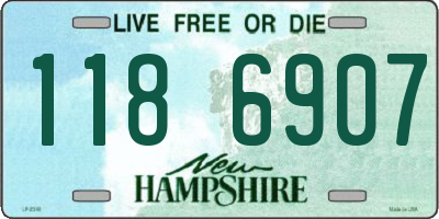 NH license plate 1186907