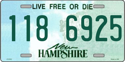 NH license plate 1186925
