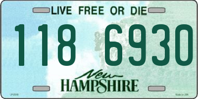 NH license plate 1186930