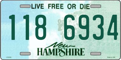 NH license plate 1186934