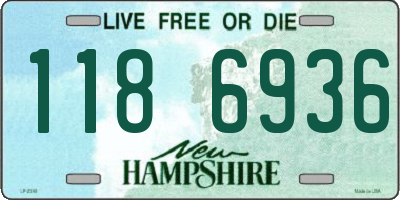 NH license plate 1186936