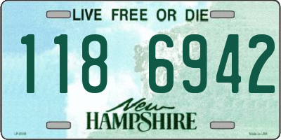 NH license plate 1186942