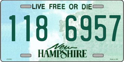 NH license plate 1186957