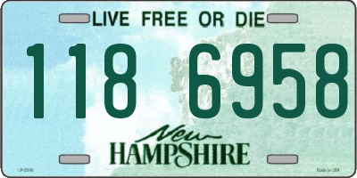 NH license plate 1186958