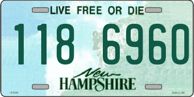 NH license plate 1186960