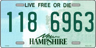 NH license plate 1186963