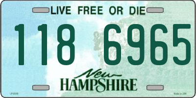 NH license plate 1186965