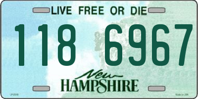 NH license plate 1186967