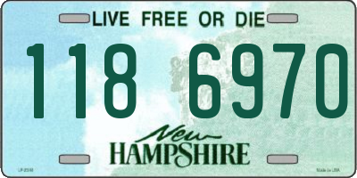 NH license plate 1186970