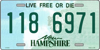 NH license plate 1186971