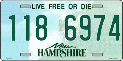 NH license plate 1186974