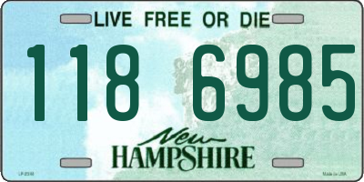 NH license plate 1186985