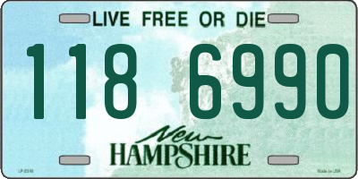 NH license plate 1186990