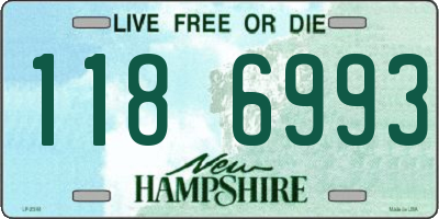 NH license plate 1186993
