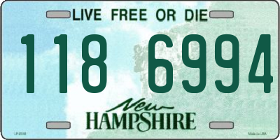 NH license plate 1186994