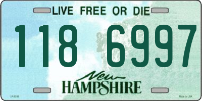 NH license plate 1186997