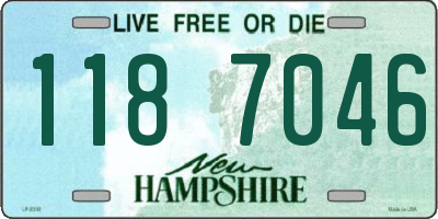 NH license plate 1187046