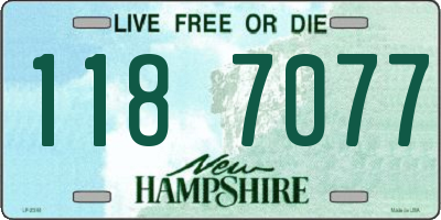 NH license plate 1187077