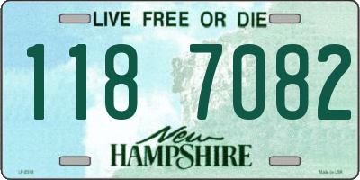 NH license plate 1187082