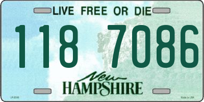 NH license plate 1187086