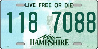 NH license plate 1187088