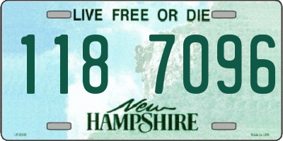 NH license plate 1187096